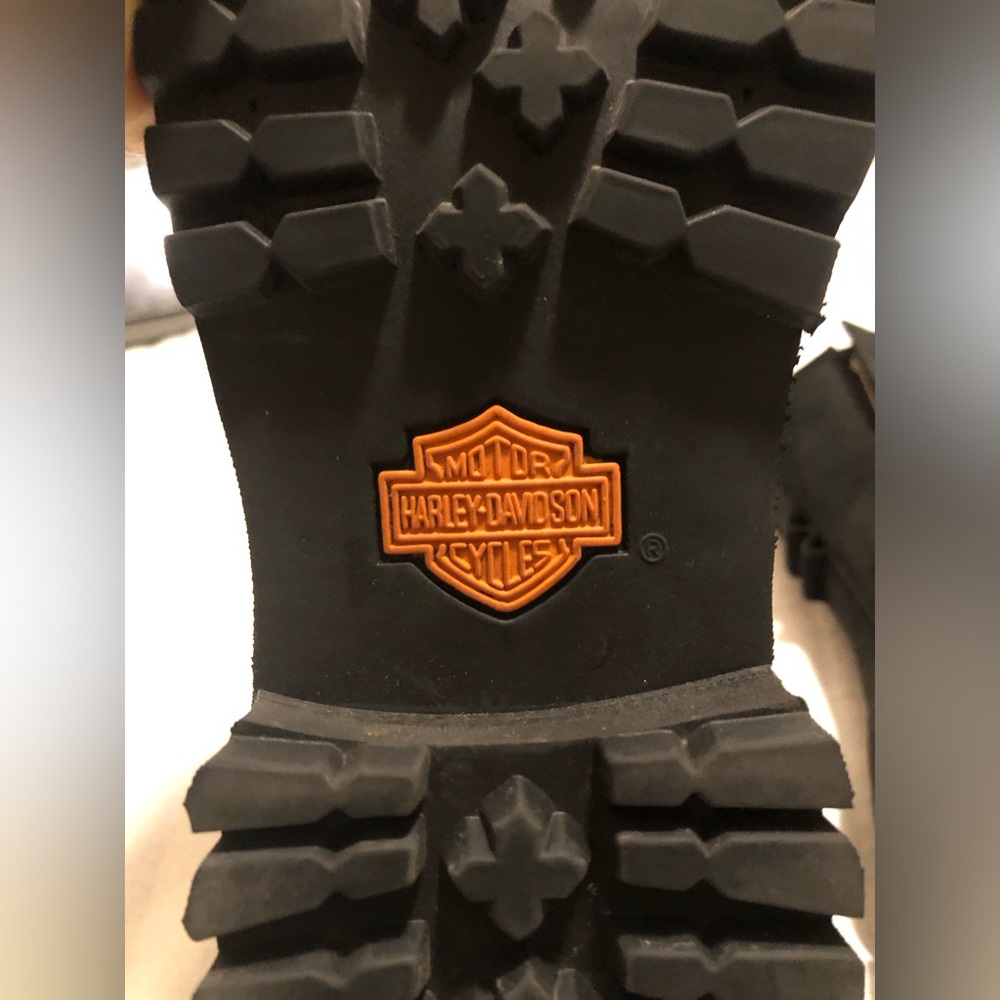 NEW Harley Davidson Bentler 8’ Full Grain Leather Women's Mid Calf Biker Boots - Picture 9 of 15